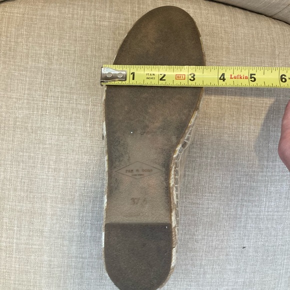 Rag & Bone Suede Espadrilles 37.5 - Picture 11 of 12